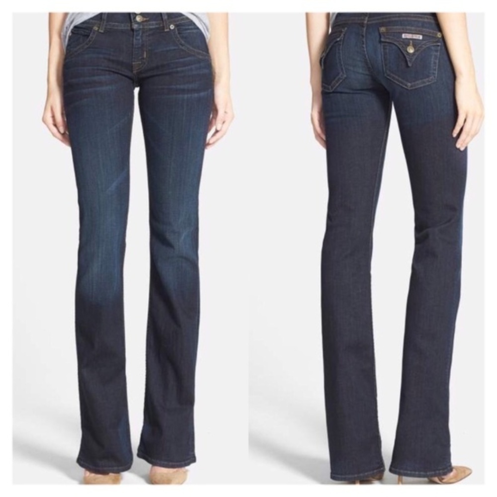 Hudson Signature Flap Pocket Boot Cut Jeans 28